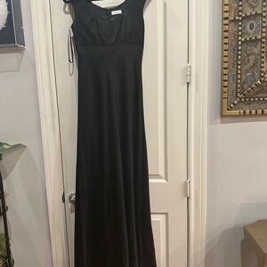 Calvin Klein Black Sleeveless Maxi Gown